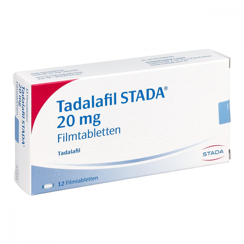 Tadalafil Stada 20 Mg Filmtabletten (12 stk)