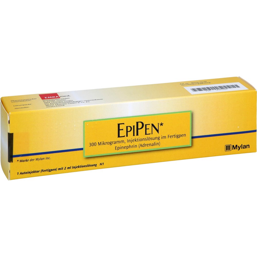 Epipen 300 Μg Autoinjektor Inj.-Lsg.Im Fertigpen (1 stk)