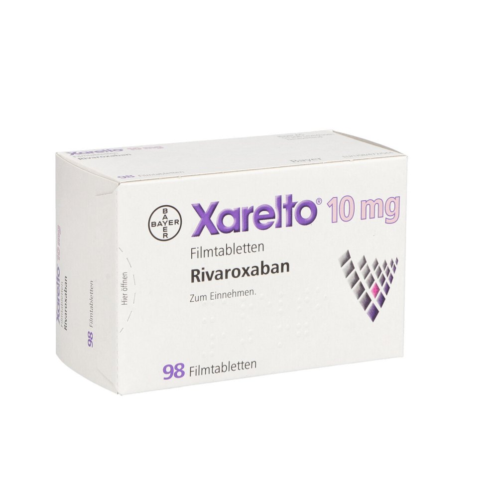 Xarelto 10 Mg Filmtabletten (98 stk)