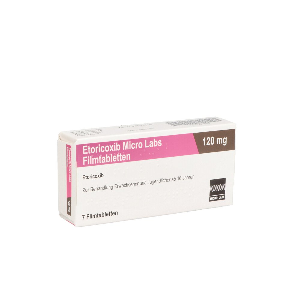 Etoricoxib Micro Labs 120 Mg Filmtabletten (7 stk)