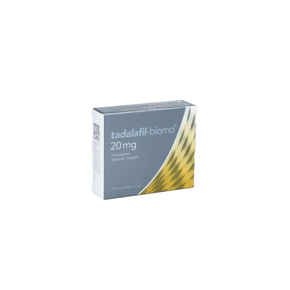 Tadalafil-Biomo 20 Mg Filmtabletten (4 stk)