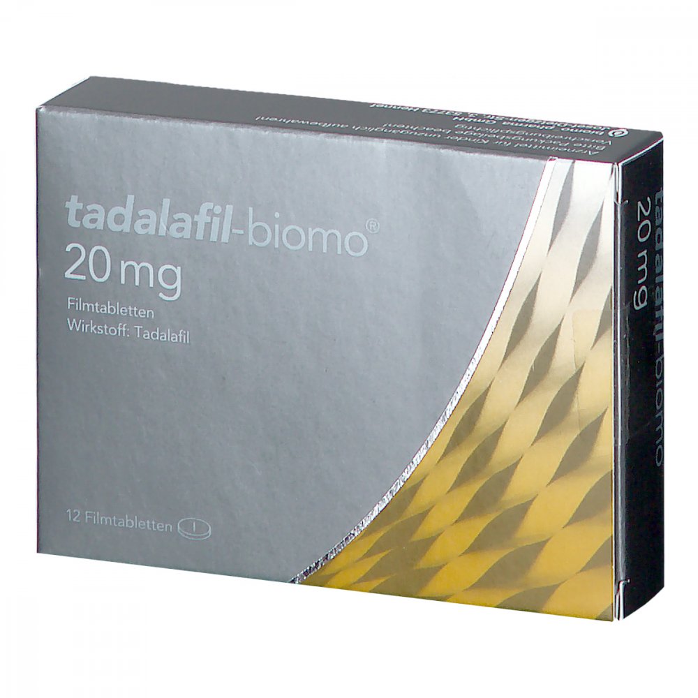 Tadalafil-Biomo 20 Mg Filmtabletten (12 stk)