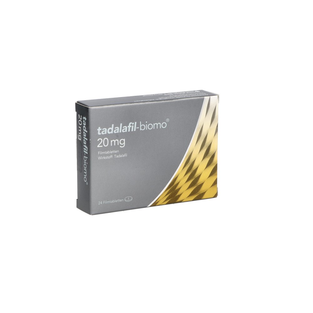Tadalafil-Biomo 20 Mg Filmtabletten (24 stk)