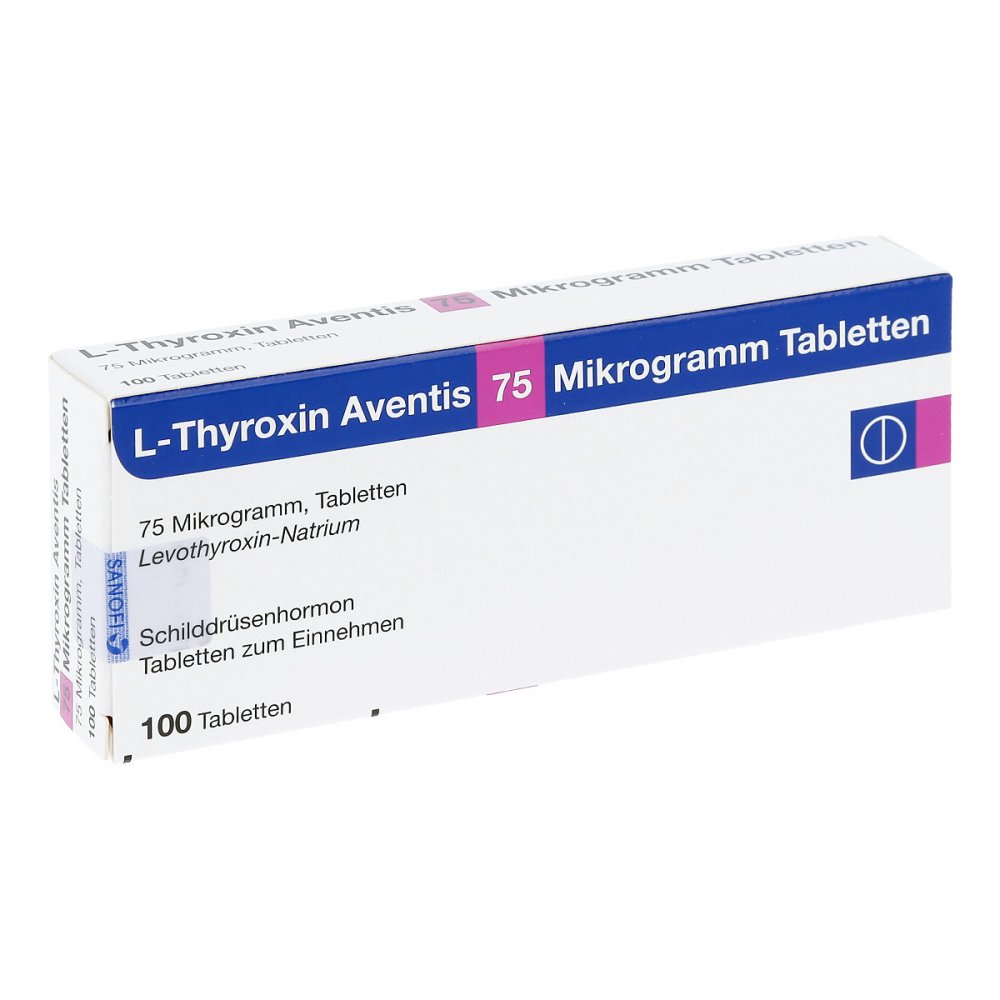 L-Thyroxin Aventis 75 Μg Tabletten (100 stk)