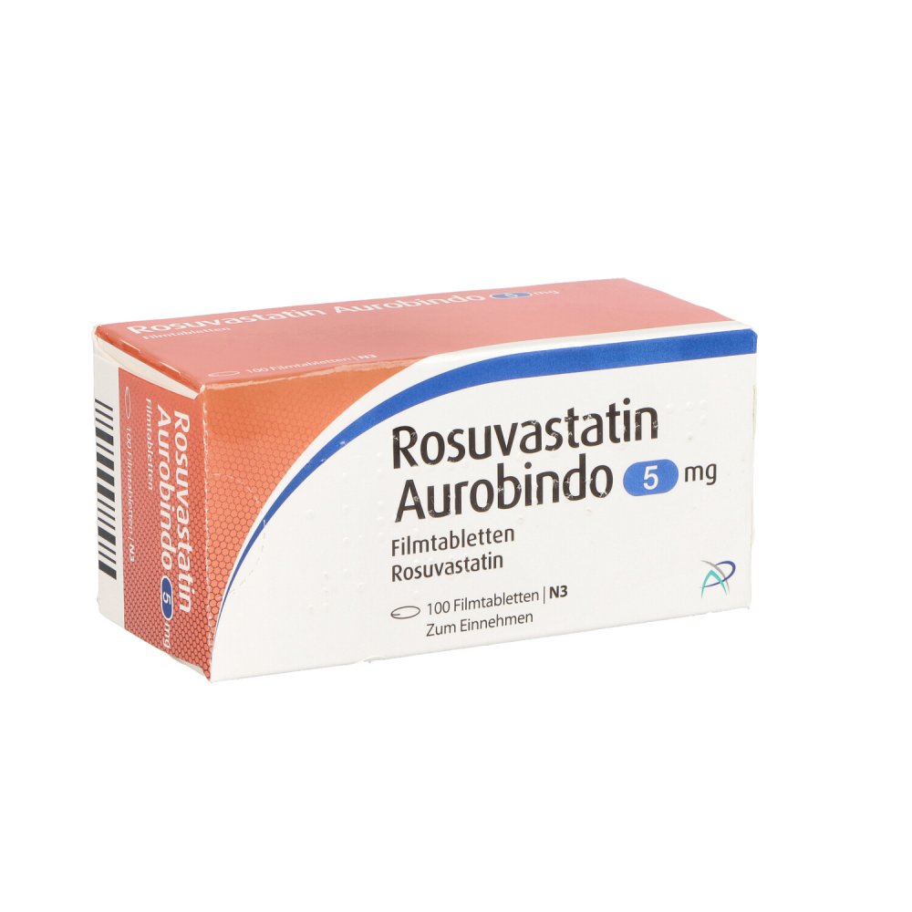 Rosuvastatin Aurobindo 5 Mg Filmtabletten (100 stk)