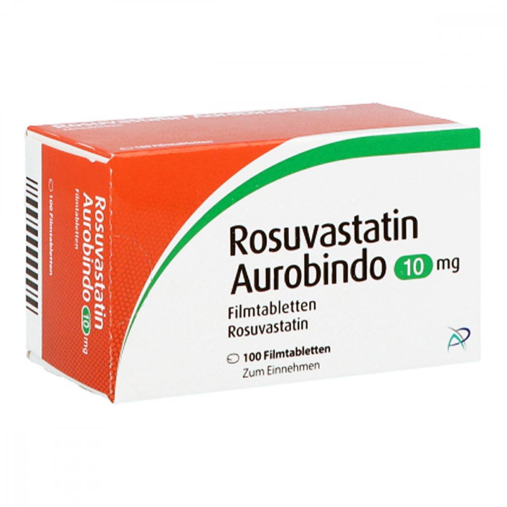 Rosuvastatin Aurobindo 10 Mg Filmtabletten (100 stk)