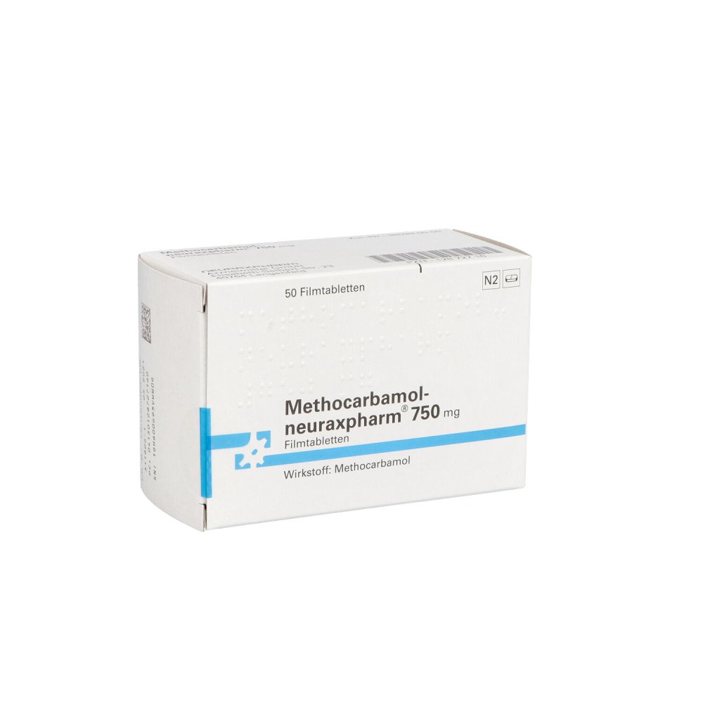 Methocarbamol-Neuraxpharm 750 Mg Filmtabletten (50 stk)