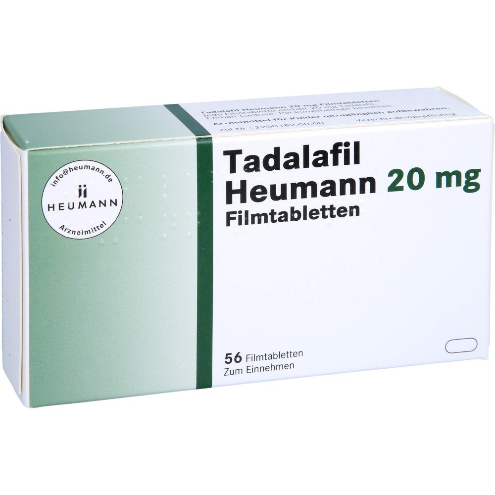 Tadalafil Heumann 20 Mg Filmtabletten (56 stk)