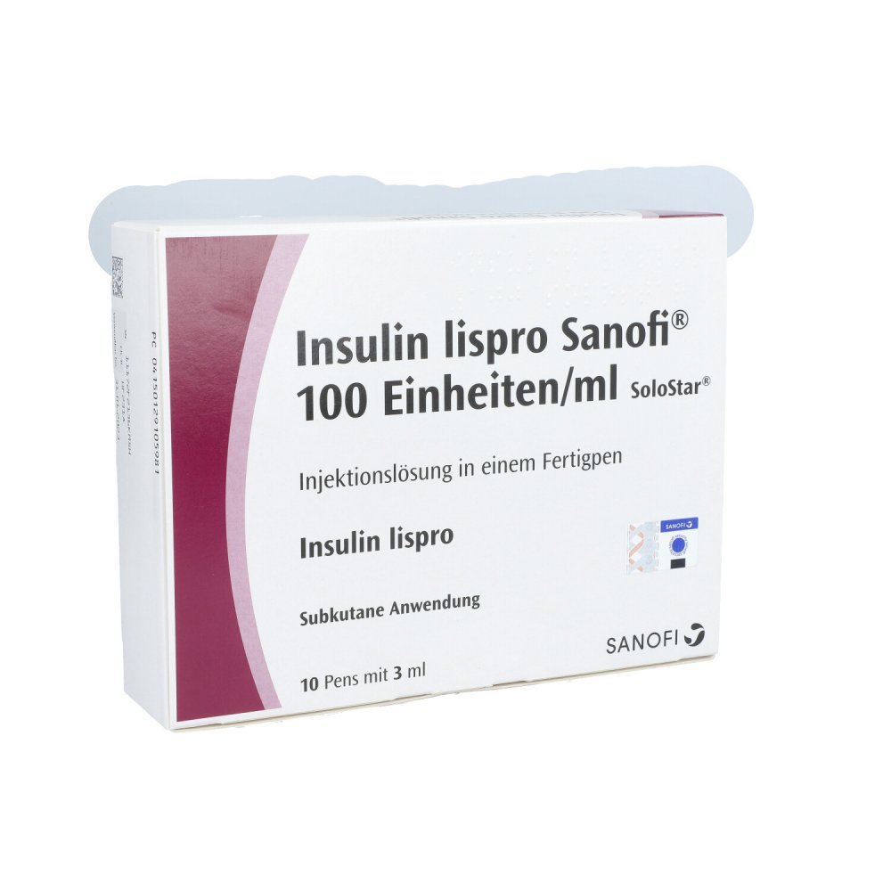 Insulin Lispro Sanofi 100 E/Ml Inj.-Lsg.Fertigpen (10X3 ml)