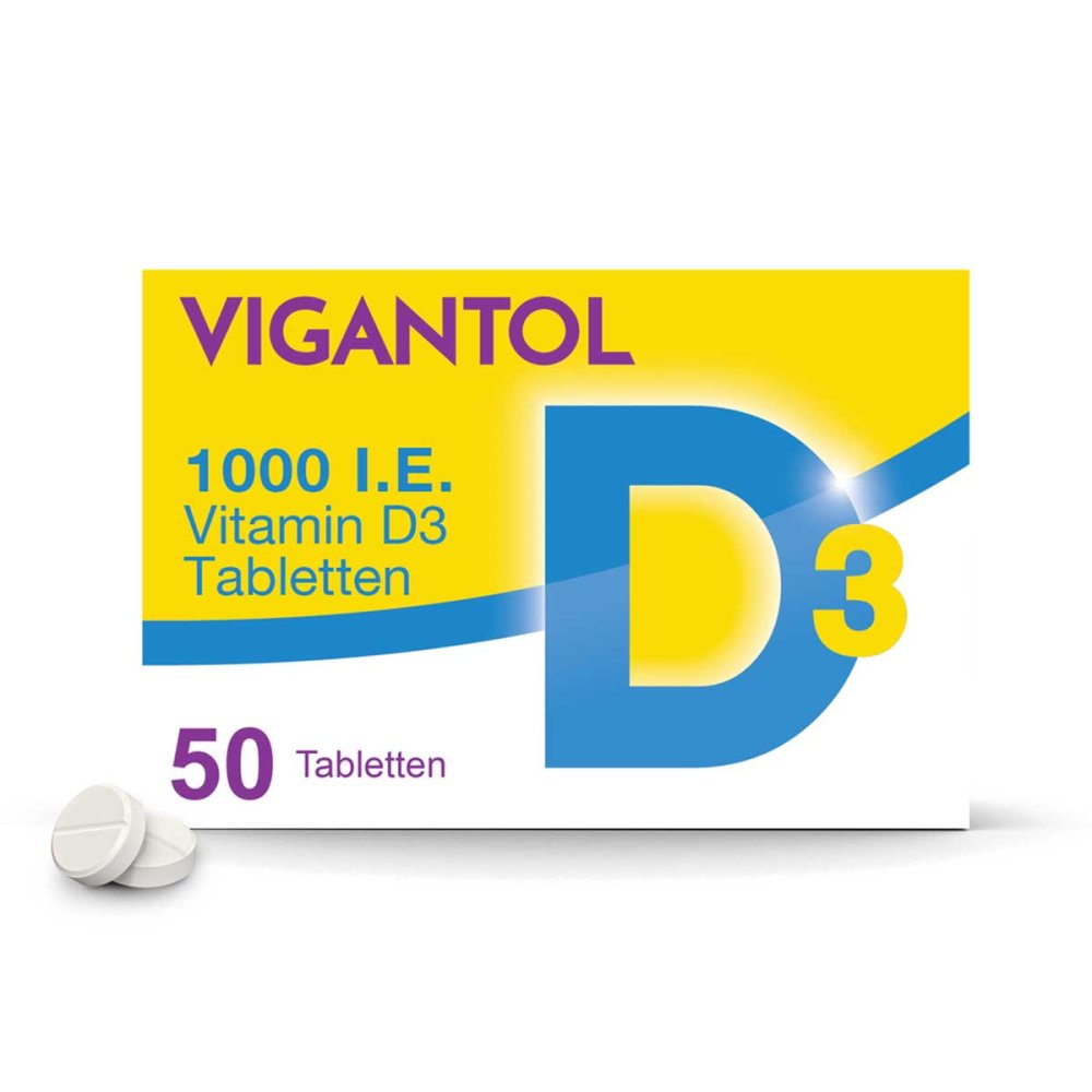 Vigantol 1.000 I.E. Vitamin D3 Tabletten (50 stk)