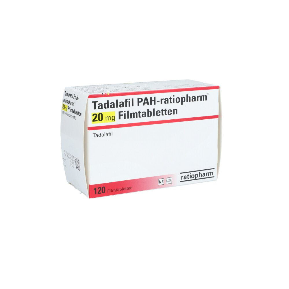 Tadalafil Pah-Ratiopharm 20 Mg Filmtabletten (120 stk)