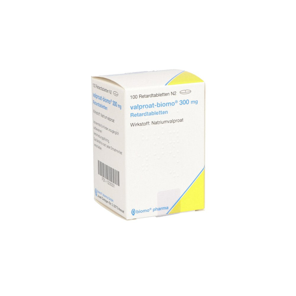 Das Produktfoto zeigt Valproat G.L. Pharma 300 Mg Retardtabletten (100 stk) PZN 13235331