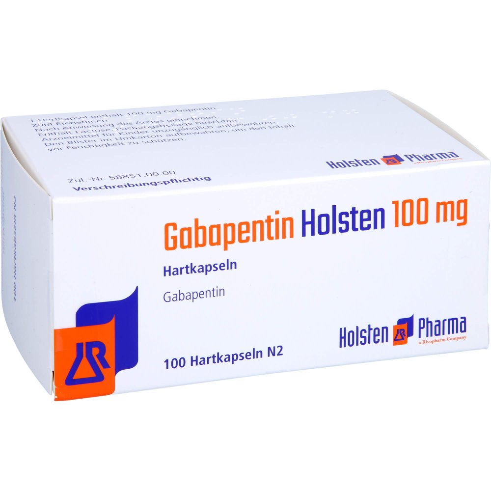 Gabapentin Holsten 100 Mg Hartkapseln (100 stk)