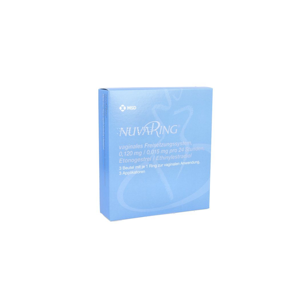 Nuvaring Vag.Freisetz.Sy.0,120/0,015mg/24h M.Appl. (3 stk)