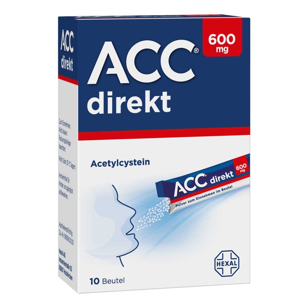 Acc Direkt 600 Mg Pulver Zum Einnehmen Im Beutel (10 stk)