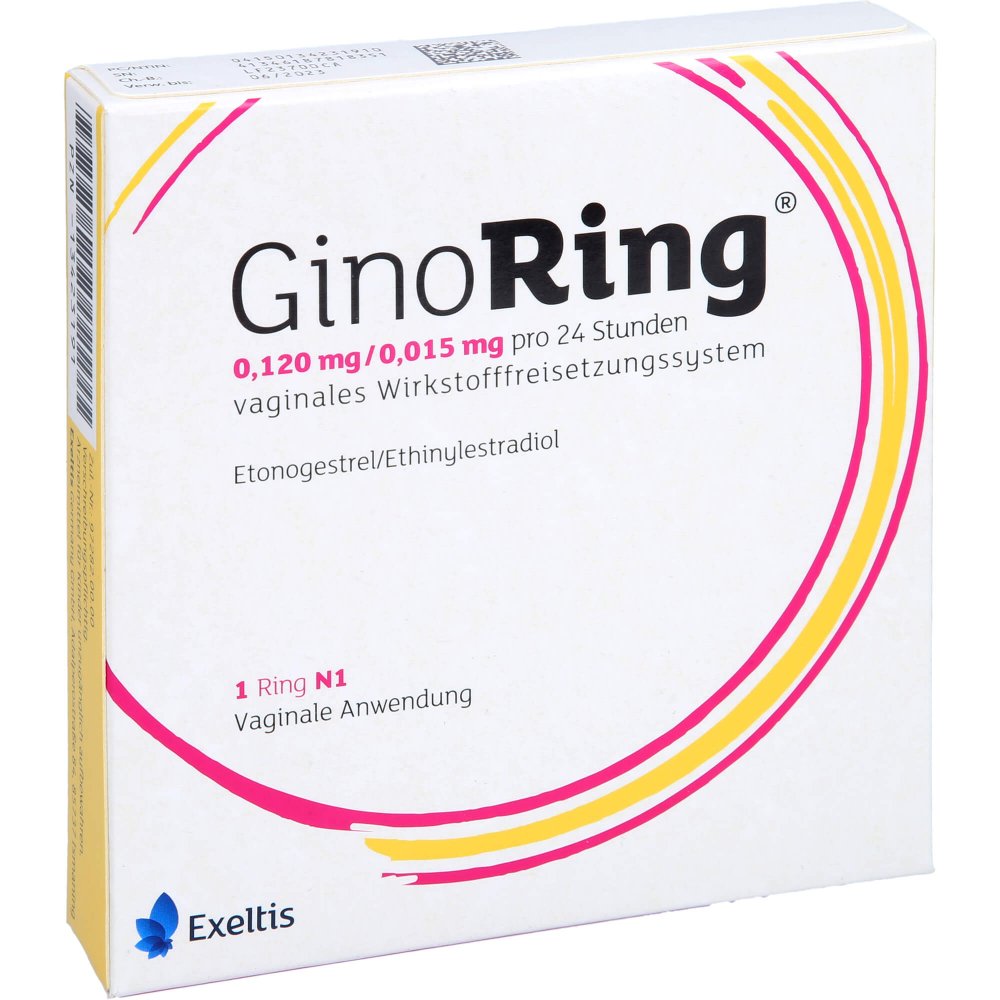 Ginoring 0,120 Mg/0,015 Mg Pro 24h Vaginales Wfs (1 stk)