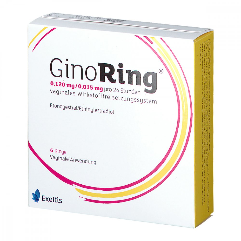 Ginoring 0,120 Mg/0,015 Mg Pro 24h Vaginales Wfs (6 stk)