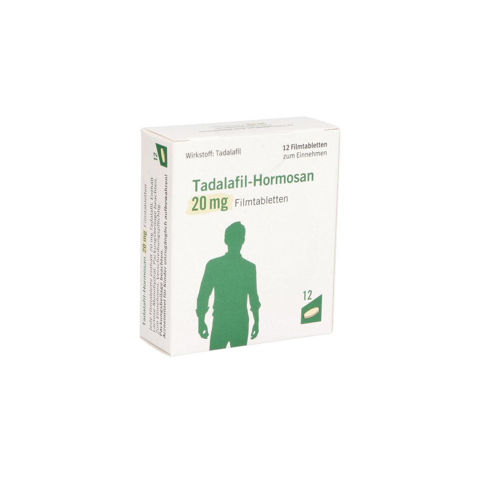 Tadalafil-Hormosan 20 Mg Filmtabletten (12 stk)