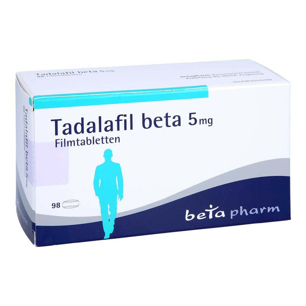 Tadalafil Beta 5 Mg Filmtabletten (98 stk)