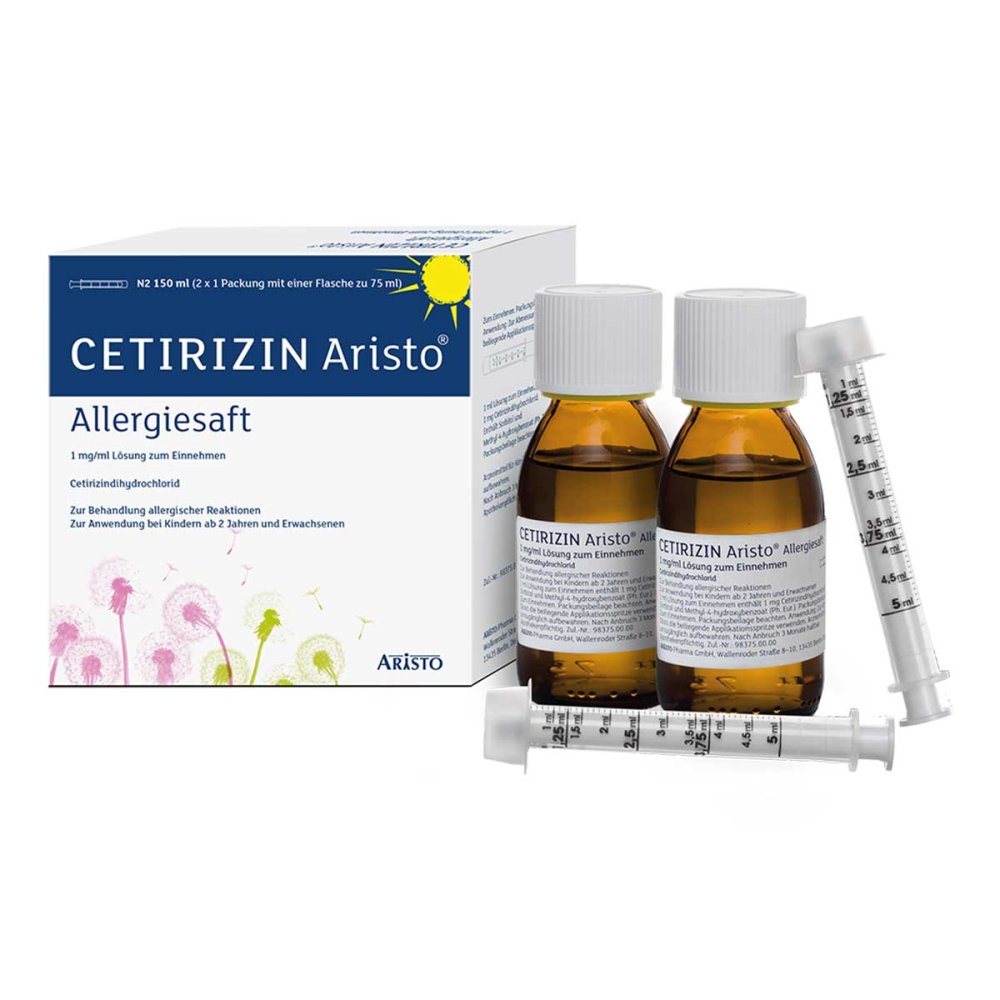 Cetirizin Aristo Allergiesaft 1 Mg/Ml Lsg.Z.Einn. (150 ml)
