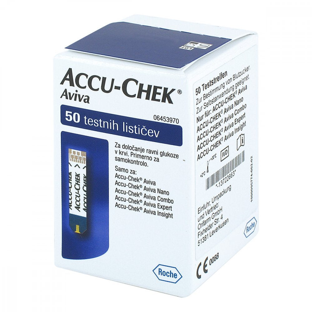 Das Produktfoto zeigt Accu-Chek Aviva Teststreifen Plasma Ii (50 stk) PZN 13722663