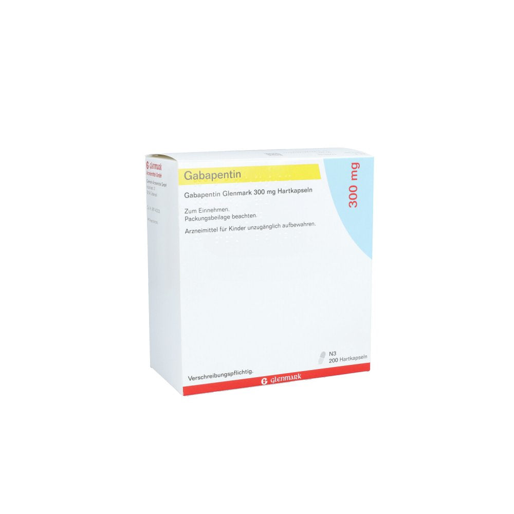 Gabapentin Glenmark 300 Mg Hartkapseln (200 stk)