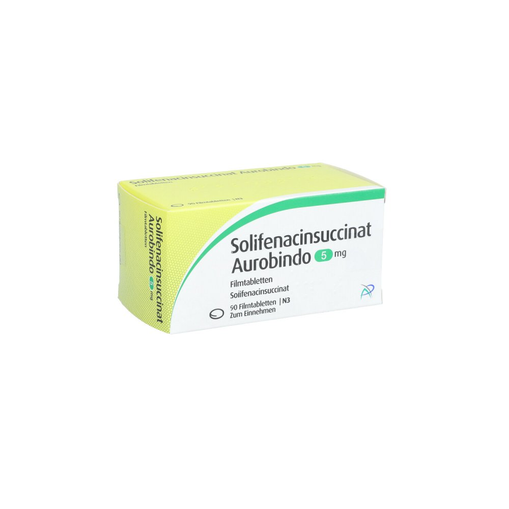 Solifenacinsuccinat Aurobindo 5 Mg Filmtabletten (90 stk)