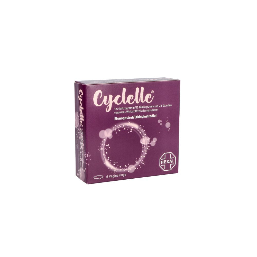 Cyclelle 120 Μg/15 Μg Pro 24 Stunden Vaginalring (6 stk)