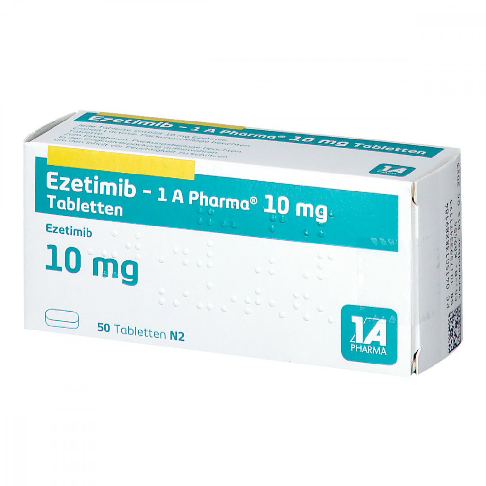 Ezetimib-1a Pharma 10 Mg Tabletten (50 stk)