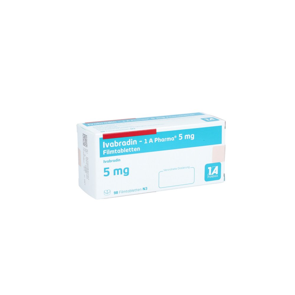Ivabradin-1a Pharma 5 Mg Filmtabletten (98 stk)