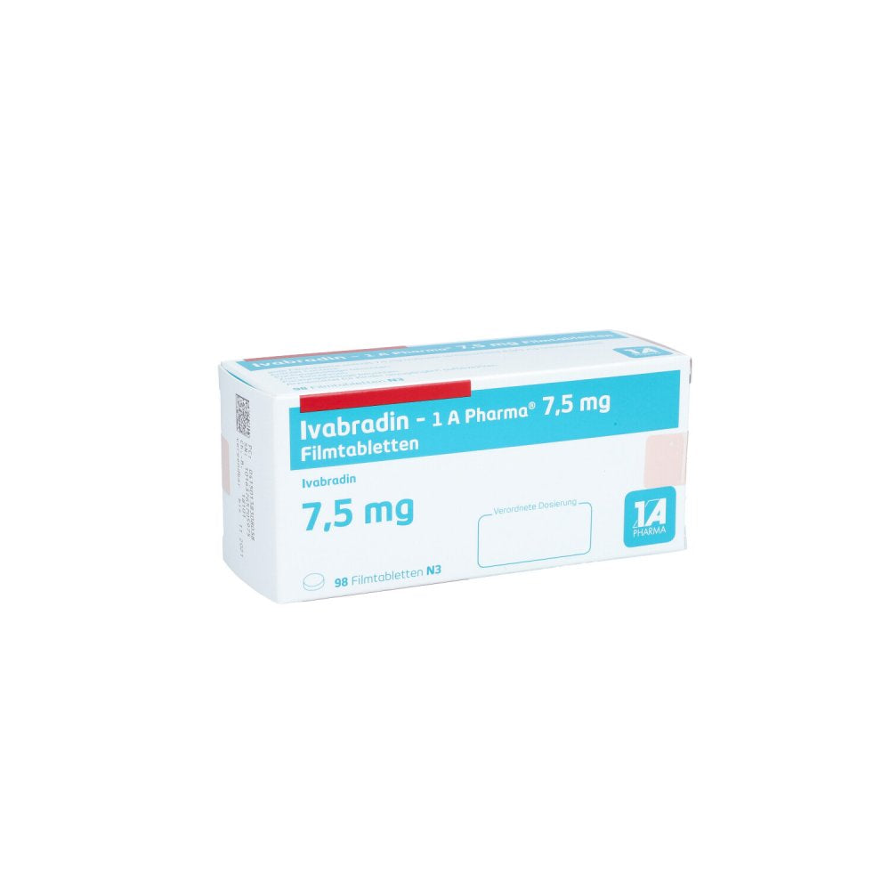 Ivabradin-1a Pharma 7,5 Mg Filmtabletten (98 stk)