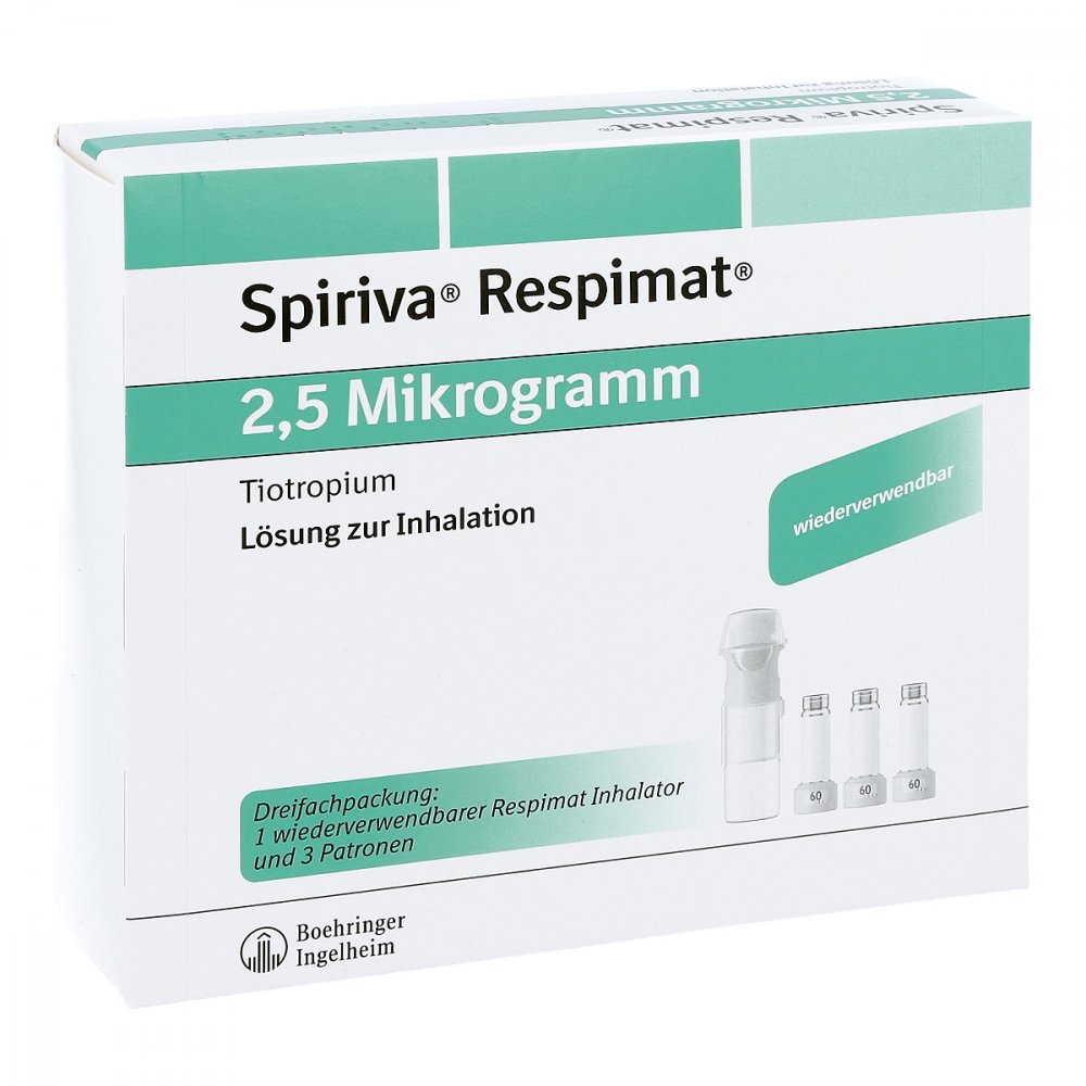Spiriva Respimat 2,5 Μg Lsg.Z.Inh.Wiederverwendbar (3X4.0 ml)