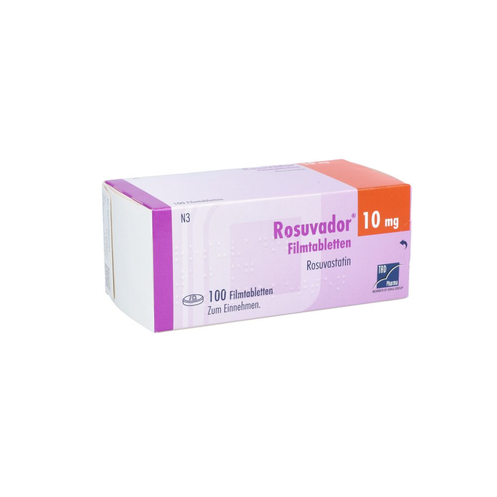Rosuvador 10 Mg Filmtabletten (100 stk)