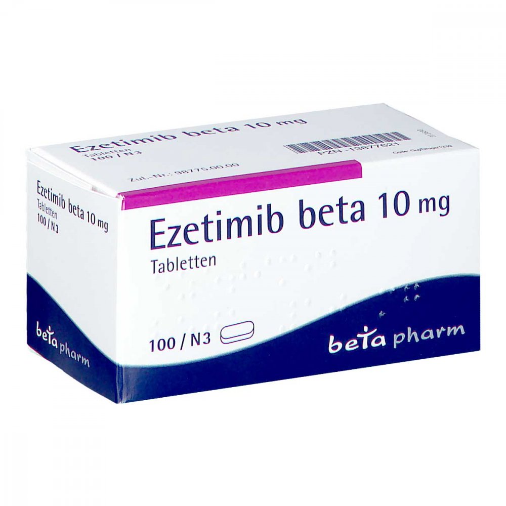 Ezetimib Beta 10 Mg Tabletten (100 stk)
