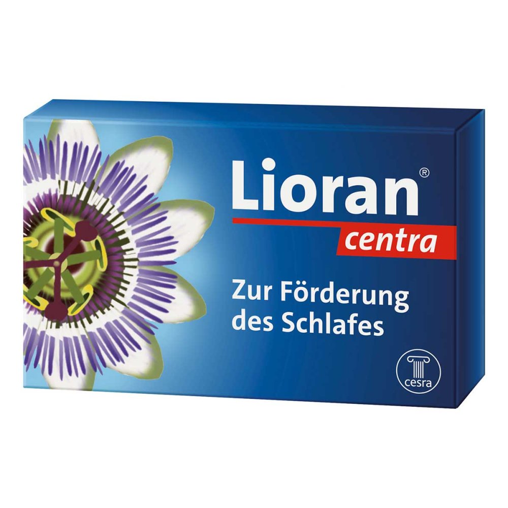 Das Produktfoto zeigt Lioran Centra Überzogene Tabletten (50 stk) PZN 13889972