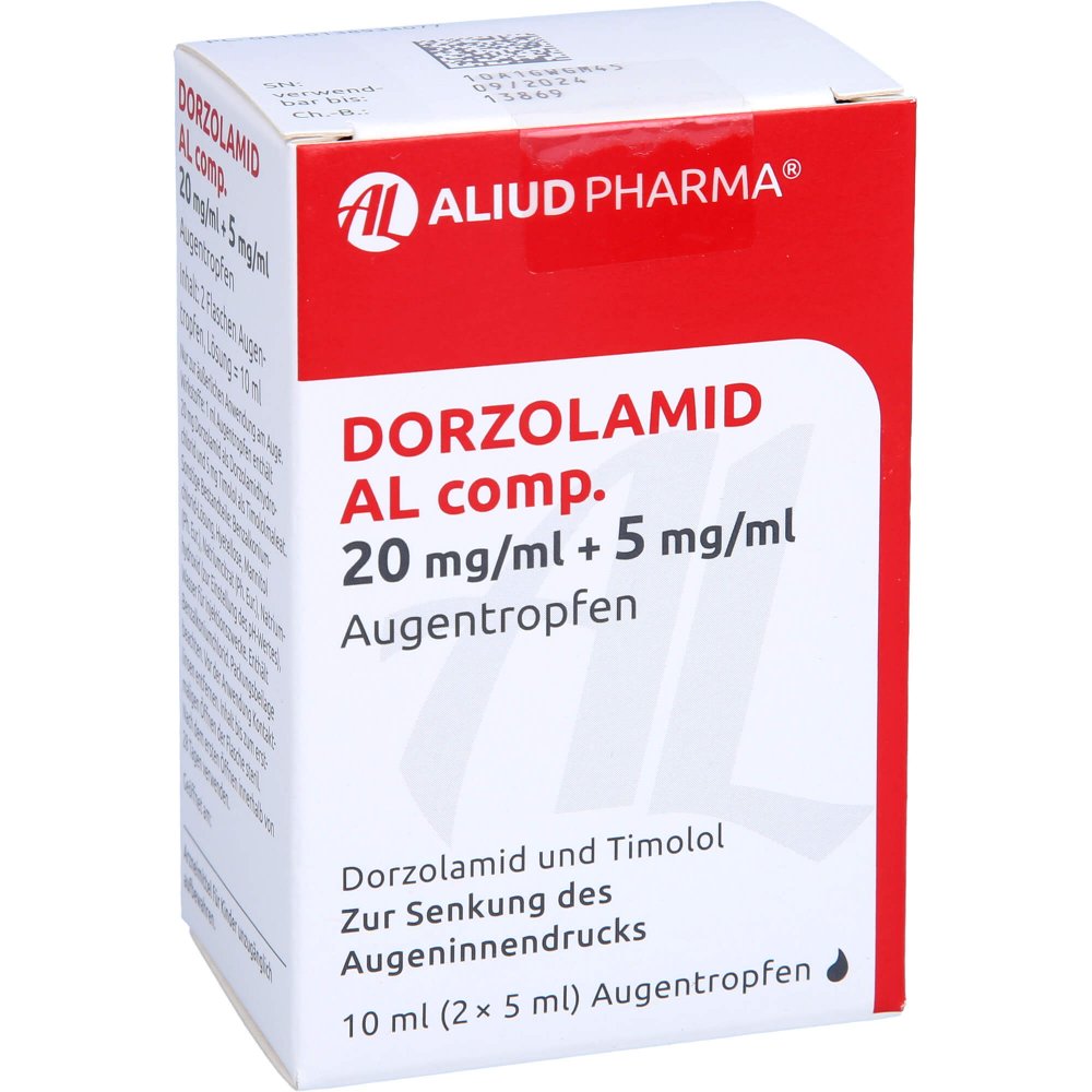 Dorzolamid Al Comp.20 Mg/Ml + 5 Mg/Ml Augentropfen (2X5 ml)