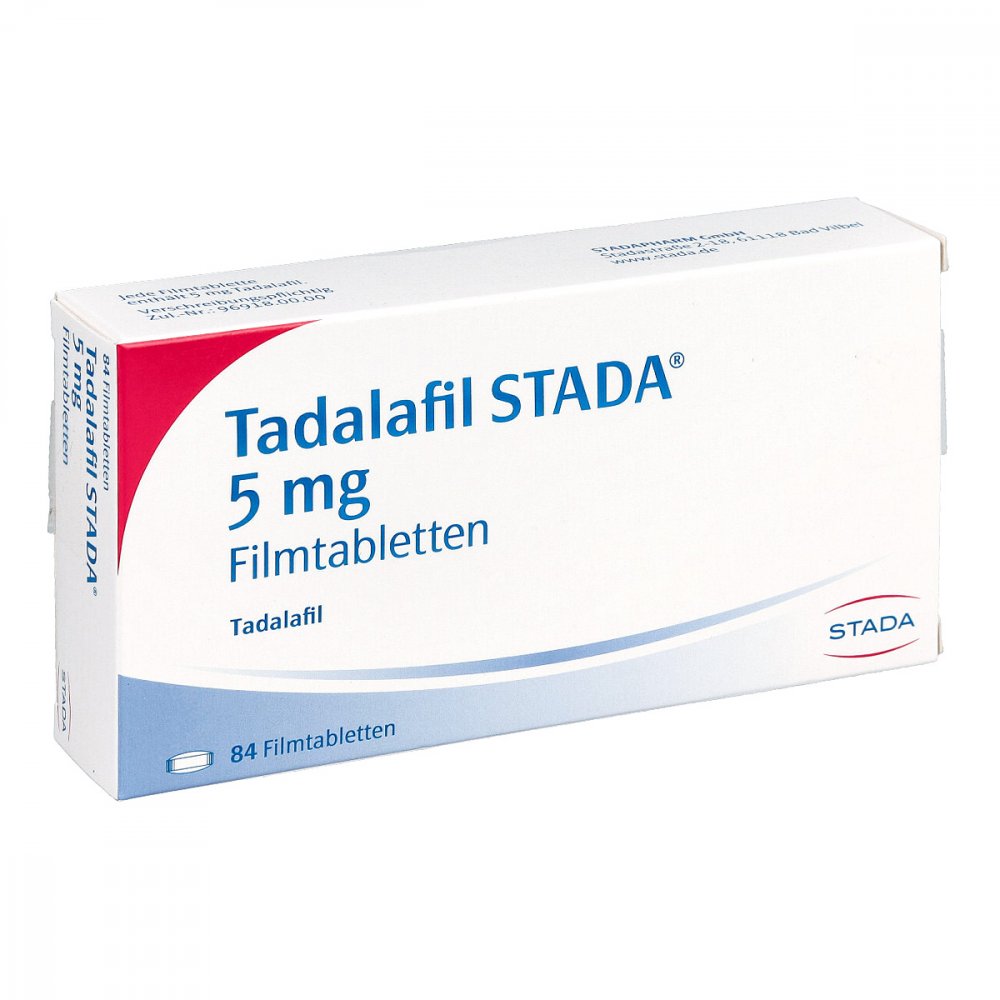 Tadalafil Stada 5 Mg Filmtabletten (84 stk)