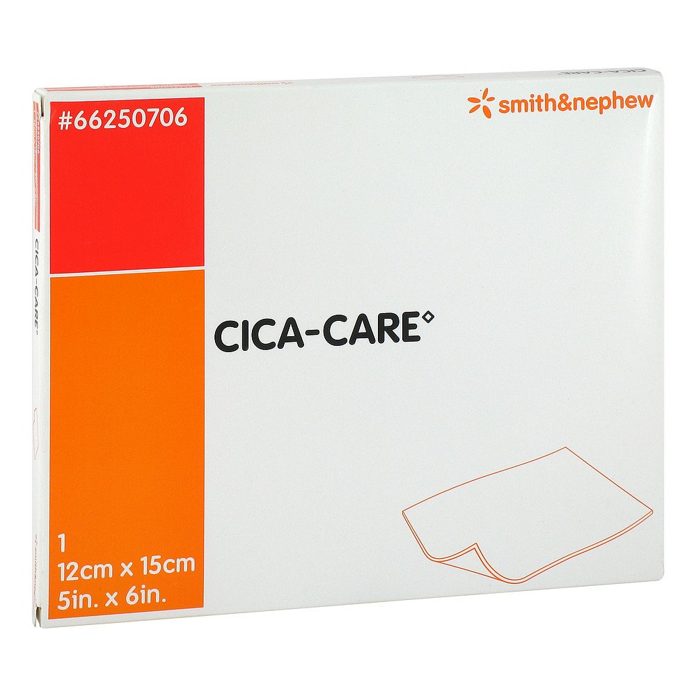 Das Produktfoto zeigt Cica Care 12x15 Cm Dünne Silikongelplat.Z.Narbenb. (1 stk) PZN 13923568