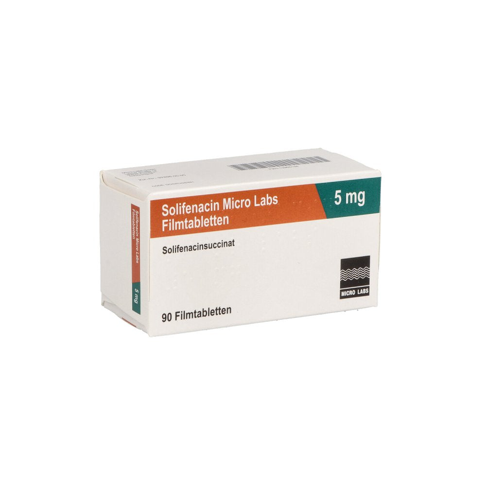 Solifenacin Micro Labs 5 Mg Filmtabletten (90 stk)