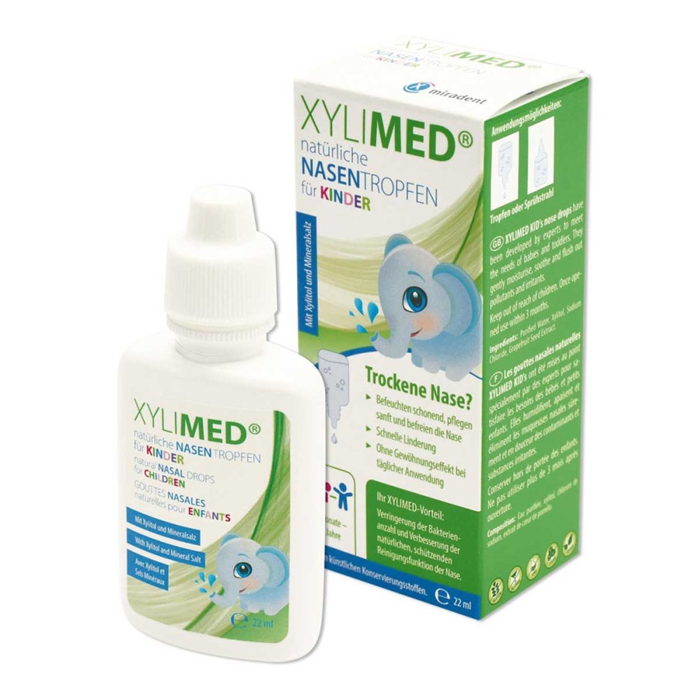 Miradent Xylimed Kid's Natürliche Nasentropfen (22 ml)