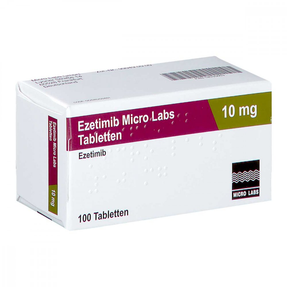 Ezetimib Micro Labs 10 Mg Tabletten (100 stk)
