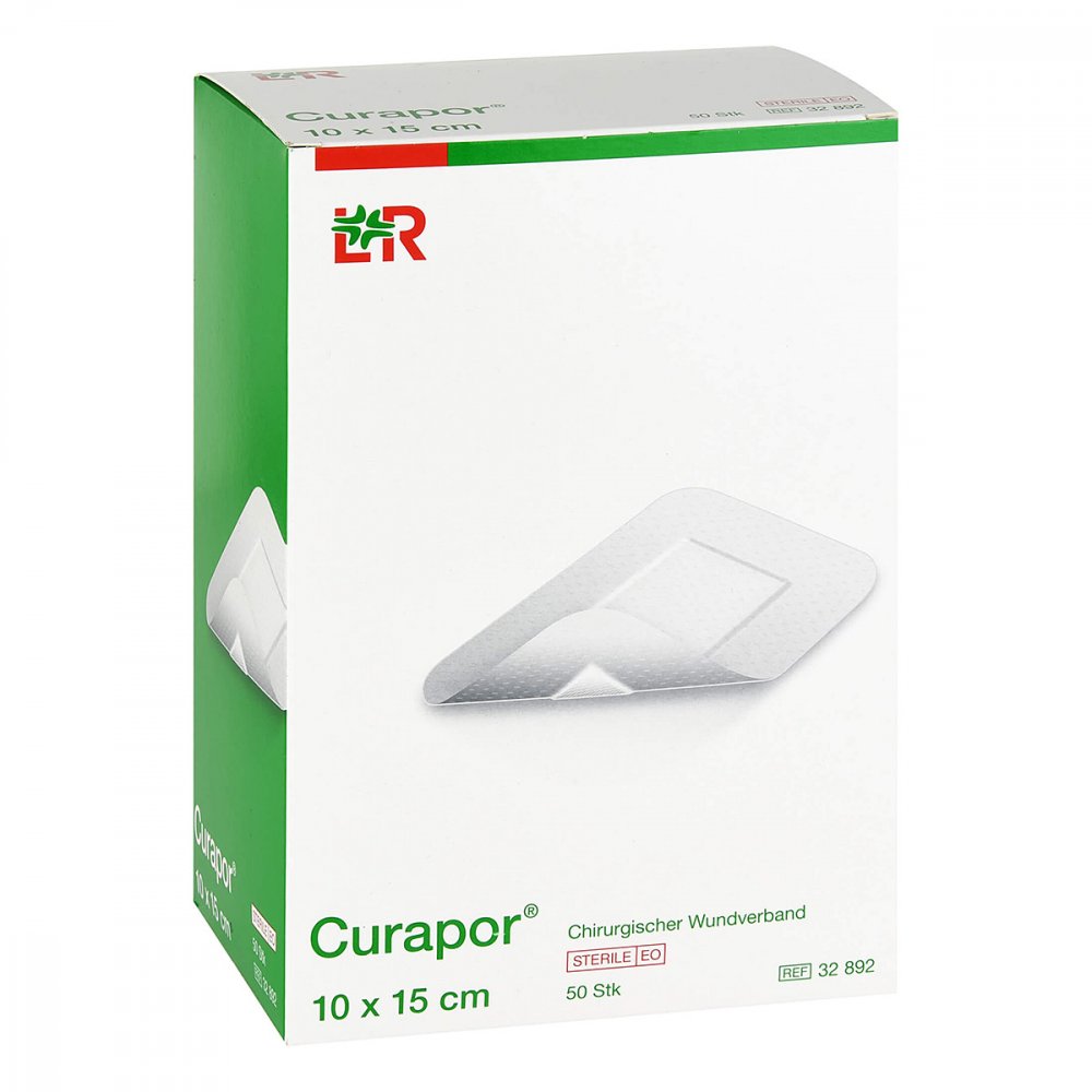 Curapor Wundverband Steril Chirurgisch 10x15 Cm (50 stk)