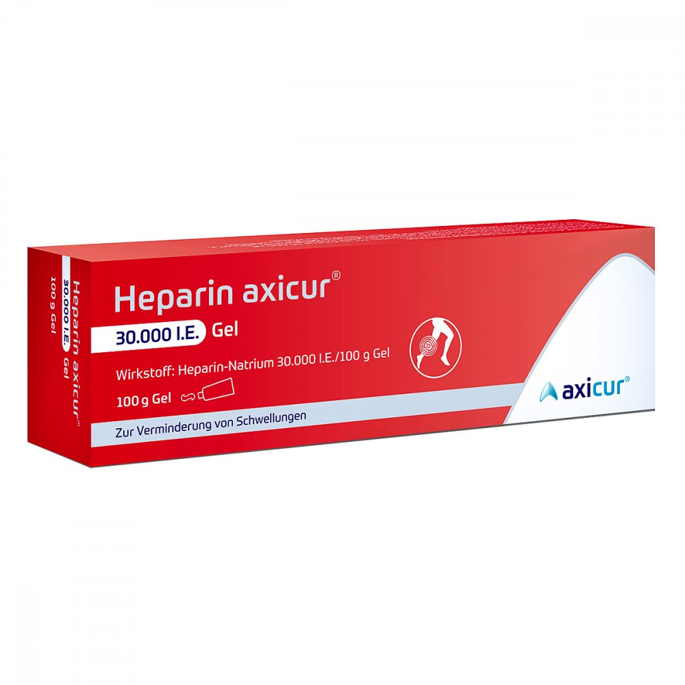 Heparin Axicur 30.000 I.E. Gel (100 g)