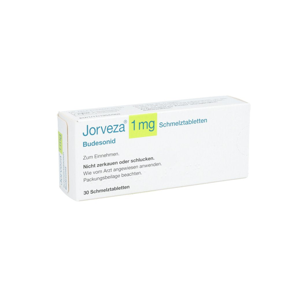 Das Produktfoto zeigt Jorveza 1 Mg Schmelztabletten (30 stk) PZN 14055418