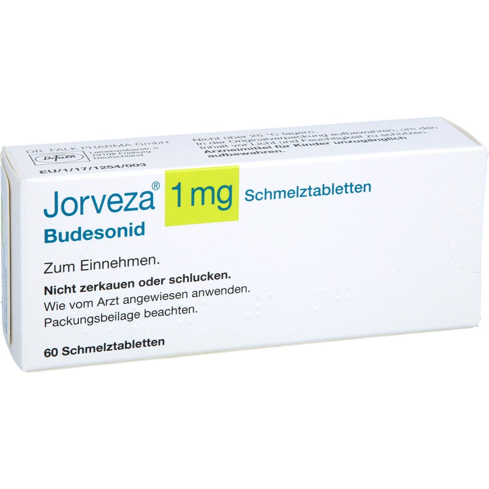 Das Produktfoto zeigt Jorveza 1 Mg Schmelztabletten (60 stk) PZN 14055424