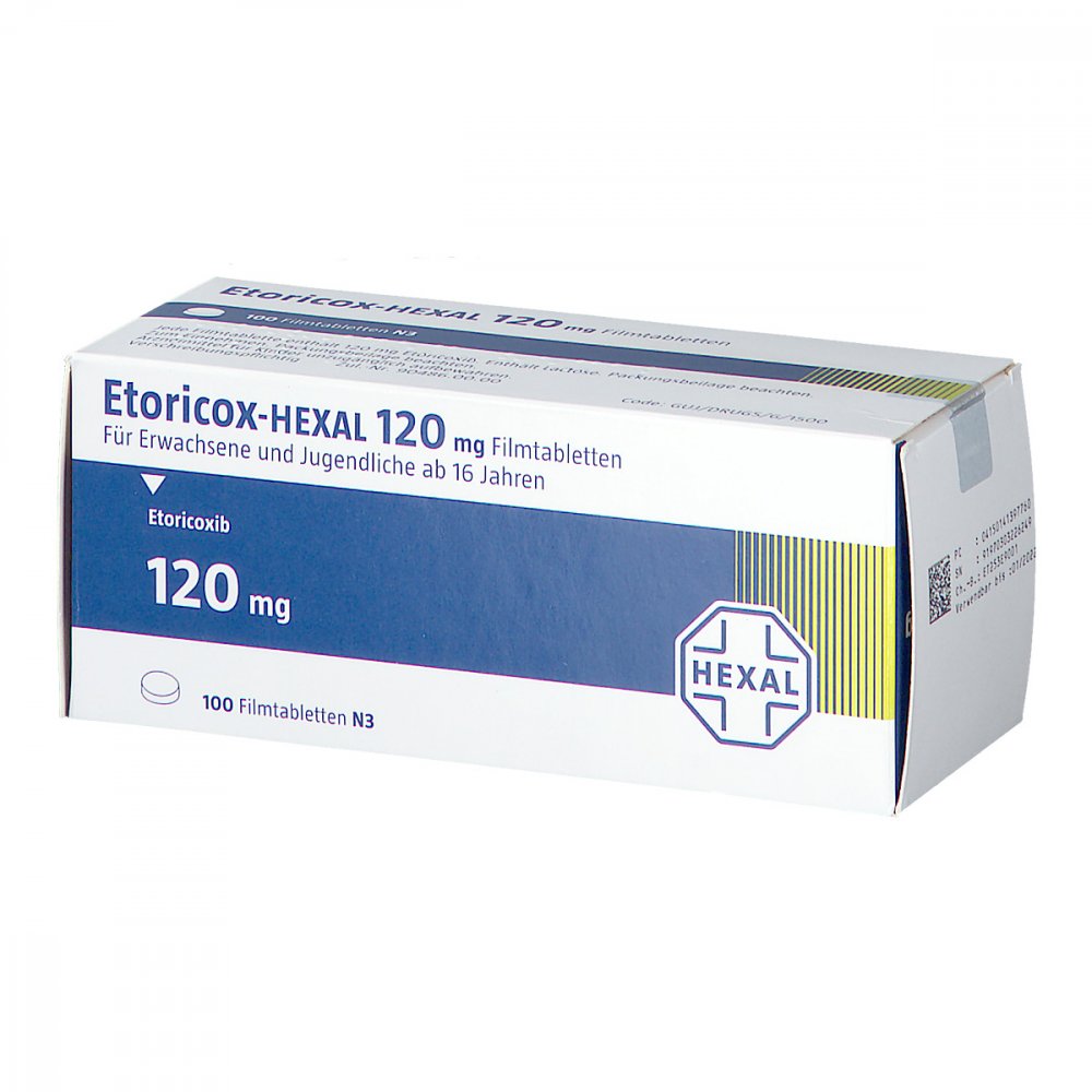 Etoricox-Hexal 120 Mg Filmtabletten (100 stk)