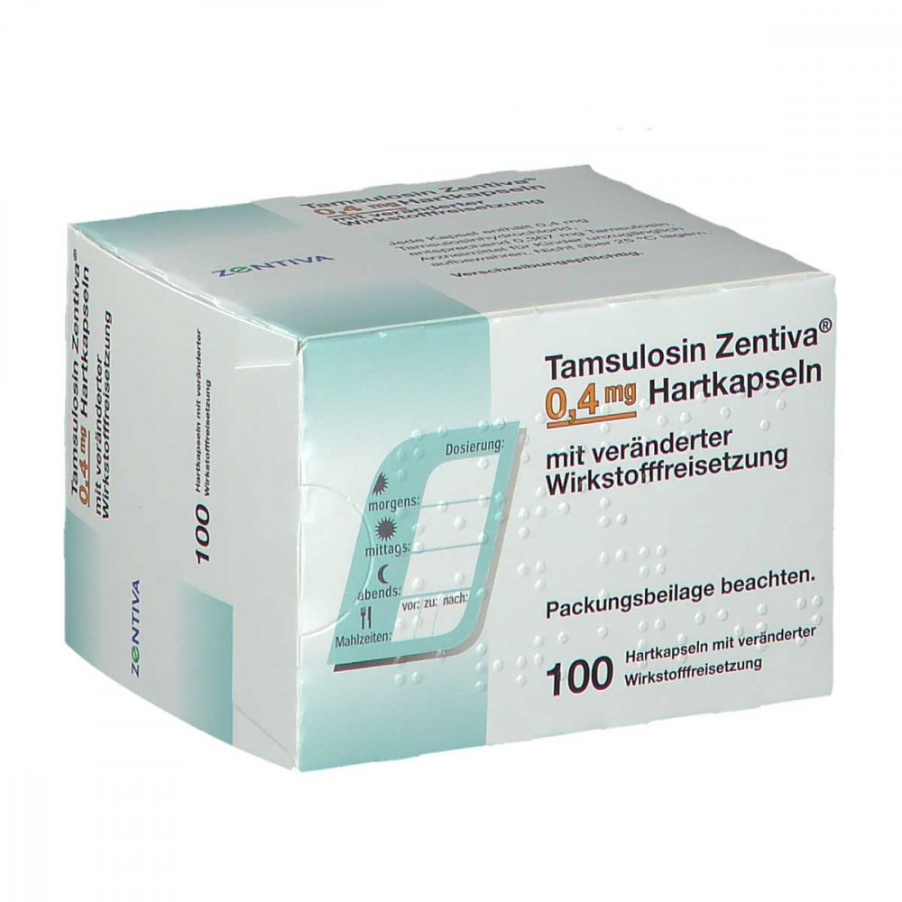 Tamsulosin Zentiva 0,4 Mg Hartk.Verä.Wst.-Frs. (100 stk)