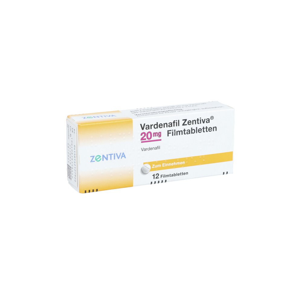 Vardenafil Zentiva 20 Mg Filmtabletten (12 stk)