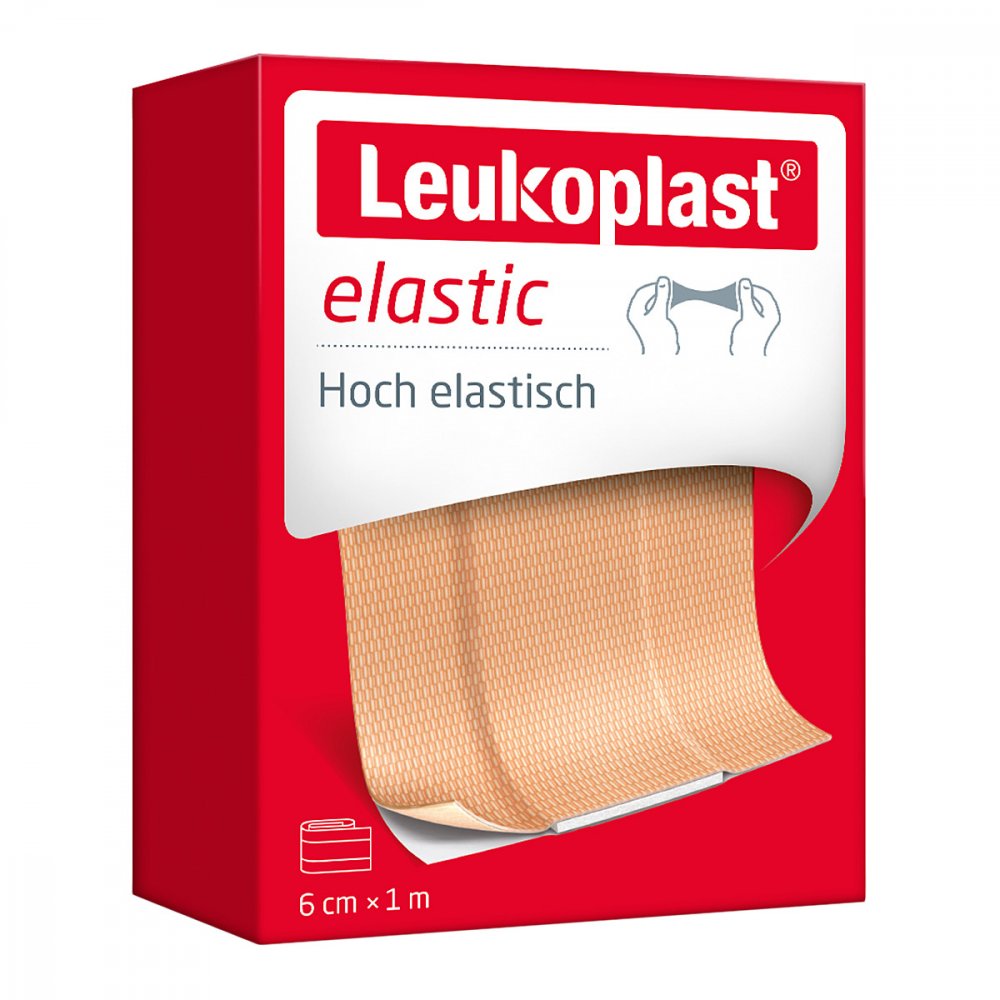 Leukoplast Elastic Pflaster 6 Cmx1 M (1 stk)