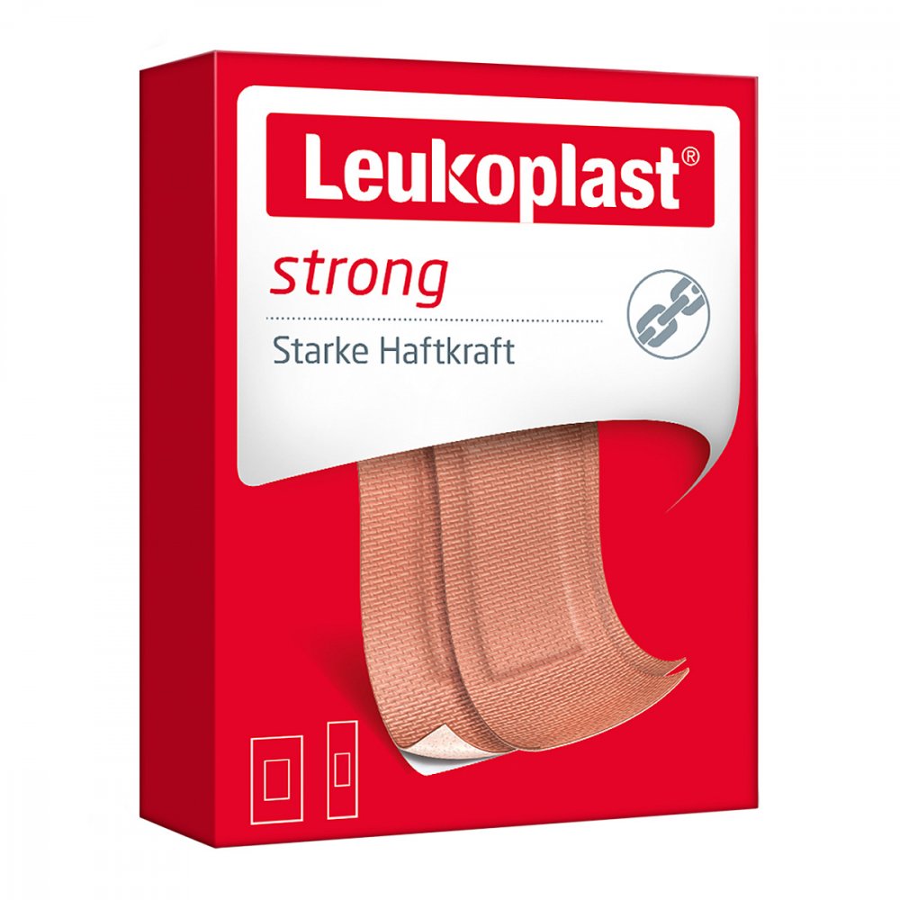 Leukoplast Strong Strips 22x72mm 12st/38x63mm 8st (20 stk)